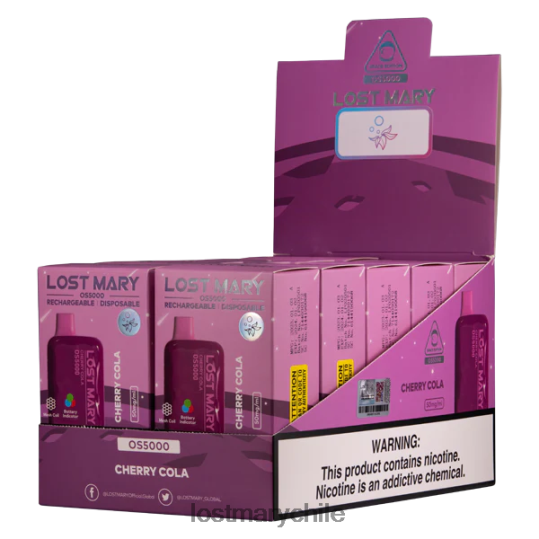 María perdida os5000 cola de cereza - LOST MARY vape precio 4RXB0R22