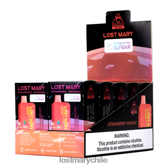 María perdida os5000 helado de fresa - LOST MARY vape 4RXB0R71