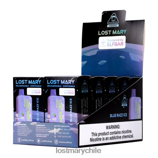 María perdida os5000 hielo azul - LOST MARY vape flavors 4RXB0R14