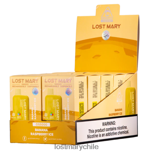María perdida os5000 hielo de frambuesa y plátano - LOST MARY vape flavors 4RXB0R4