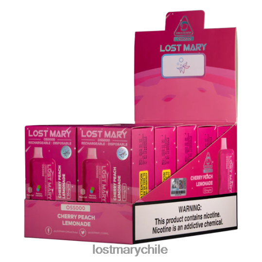 María perdida os5000 limonada de cereza y durazno - LOST MARY vape flavors 4RXB0R24