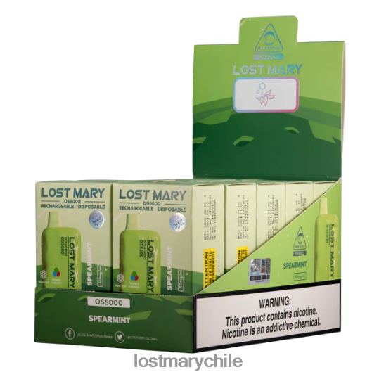 María perdida os5000 menta verde - LOST MARY vape precio 4RXB0R62